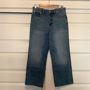 NWT!! J.Crew High Rise Slim Wide Leg jeans - size 28
